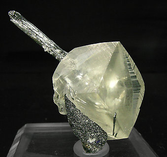 Calcite with Stibnite.