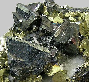 Chalcopyrite with Tetrahedrite and Dolomite. 