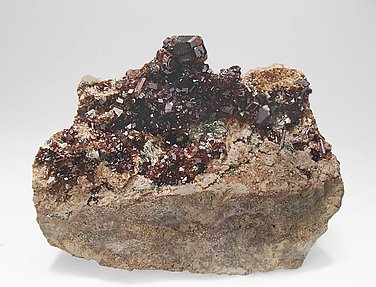 Grossular (hessonite) with Clinochlore.