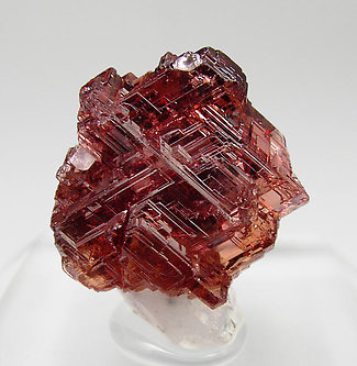 Spessartine with Quartz. Front