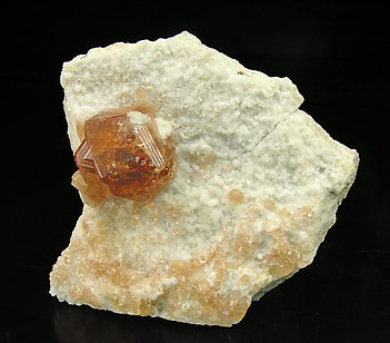 Grossular (hessonite) with Albite.