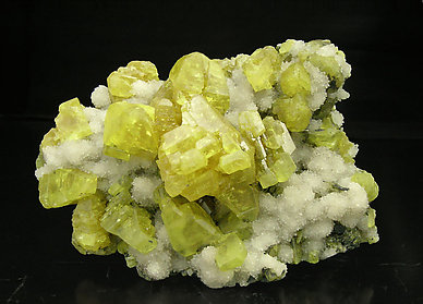 Sulphur with Calcite.