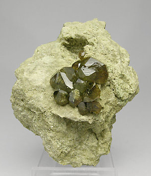 Andradite (variety topazolite).