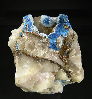 Shattuckite with Quartz.