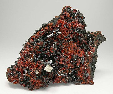 Gaudefroyite with Andradite and Baryte.