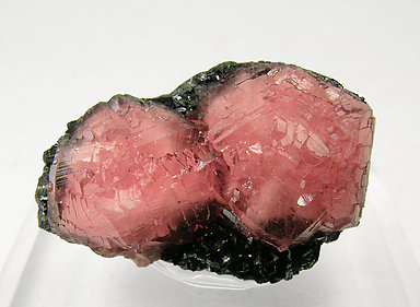 Rhodochrosite with Manganite.