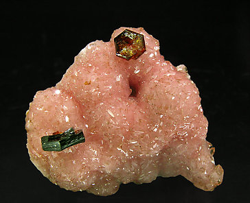 Shigaite on Rhodochrosite.