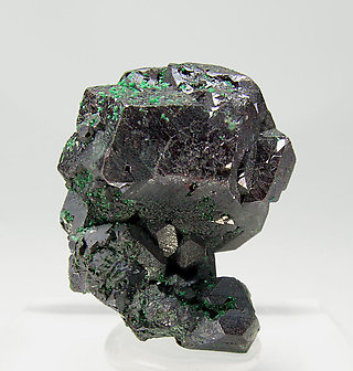 Cuprite with Malachite. Front