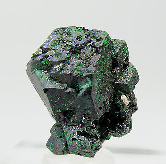 Cuprite with Malachite. Rear