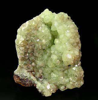 Smithsonite with Cuprite inclusions.