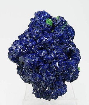 Azurite with Malachite.