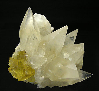 Calcite with Fluorite. 