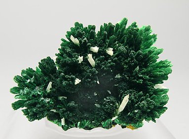 Cerussite with Malachite. 