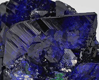 Azurite with Malachite. 