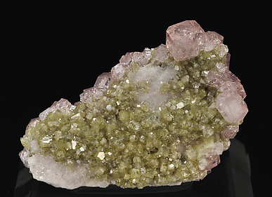 Grossular (variety hessonite) with Diopside.