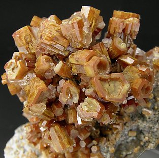 Vanadinite with Calcite. 