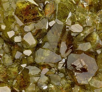 Andradite (variety demantoid). 