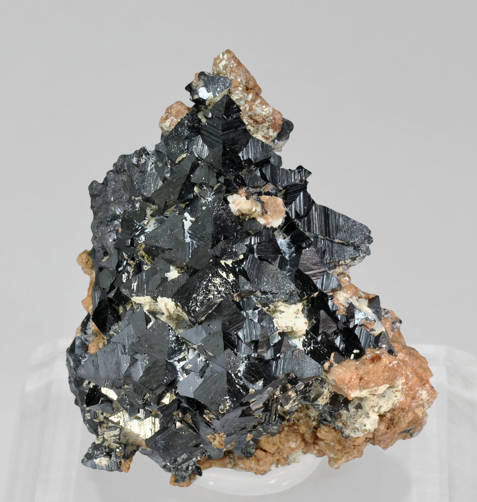Hausmannite with Andradite Wessels Mine, Hotazel, Kalahari manganese