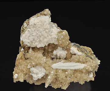 Bultfonteinita con Hydroxyapophyllite-(K) y Calcita.