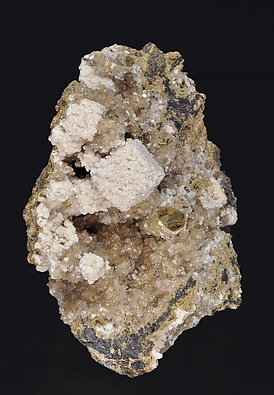 Bultfonteinite with Hydroxyapophyllite-(K) and Calcite.