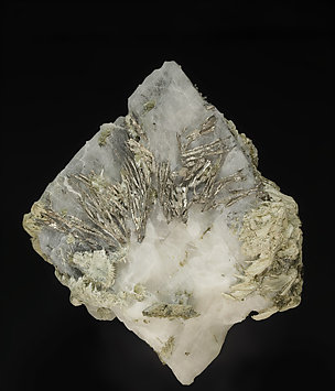 Allargentum with Calcite and Actinolite.