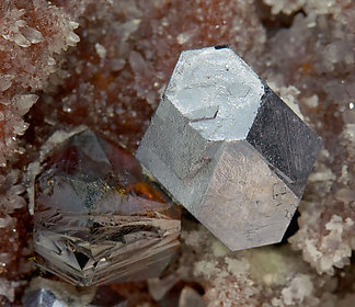 Sphalerite with Galena and Quartz. 