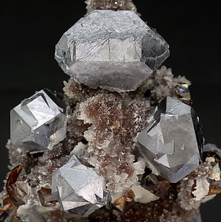 Galena with Sphalerite and Quartz. 