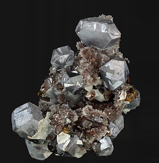 Galena with Sphalerite and Quartz.