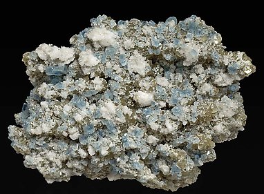 Fluorapatite with Bertrandite, Albite, Muscovite and Quartz.