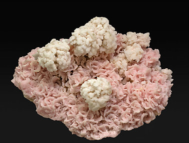 Rhodochrosite with Calcite.