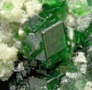 Andradite with Pectolite. 