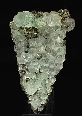 Fluorite with Chalcopyrite and Tetrahedrite.