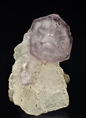 Fluorite with Calcite.