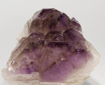 Quartz (variety amethyst) with Quartz. 