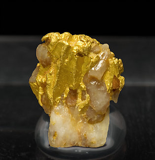 Gold on Quartz.