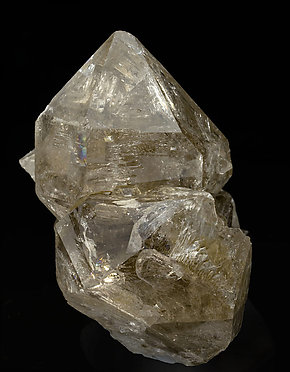 Quartz (variety smoky). Side