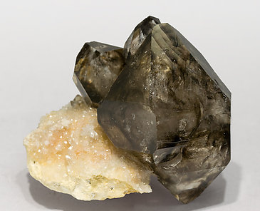 Smoky Quartz doubly terminated.