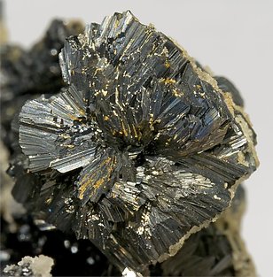 Semseyite with Sphalerite. 