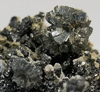 Semseyite with Sphalerite. 