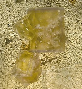 Fluorita con Siderita. 