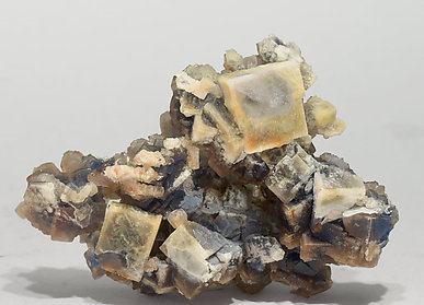 Fluorite with Quartz. 