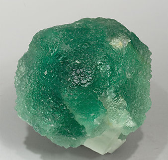 Octahedral Fluorite with Quartz. Top
