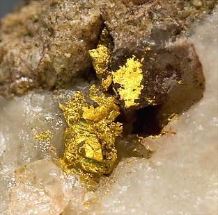 Gold on Quartz. 