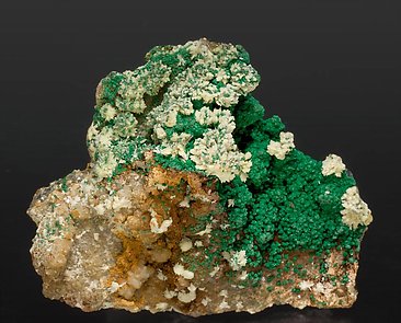 Malachite with Mimetite. 