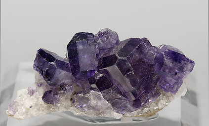 Fluorite with Quartz. 