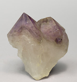 Quartz (variety amethyst) with Microcline. 