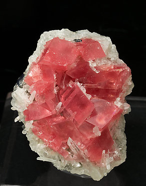 Rhodochrosite with Quartz. 