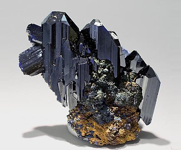 Azurite with Malachite.