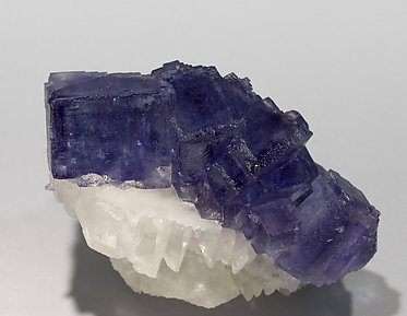 Fluorite with Calcite.