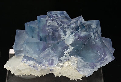 Fluorite with Quartz and inclusions.